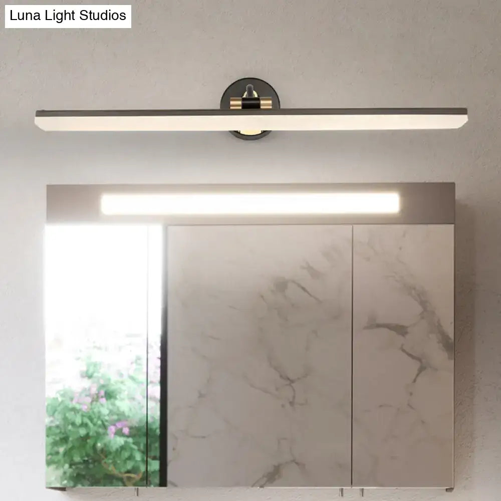 DecorBites™ Sleek LED Vanity Wall Light in Black/Gold for Modern Bathrooms