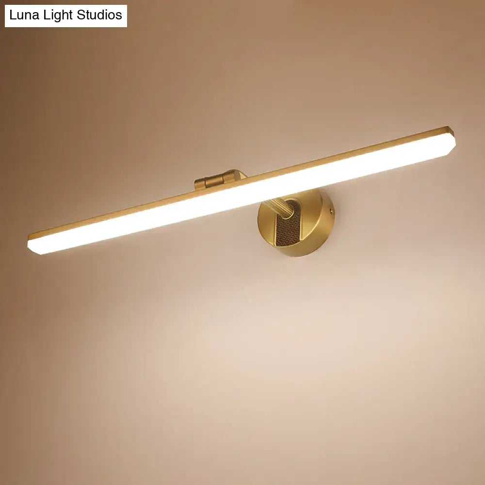 DecorBites™ Sleek LED Vanity Wall Light in Black/Gold for Modern Bathrooms