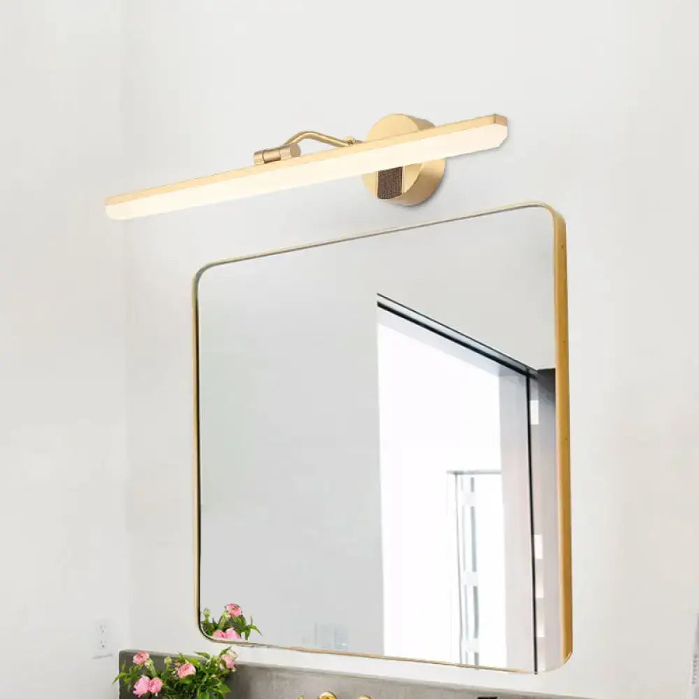 DecorBites™ Sleek LED Vanity Wall Light in Black/Gold for Modern Bathrooms