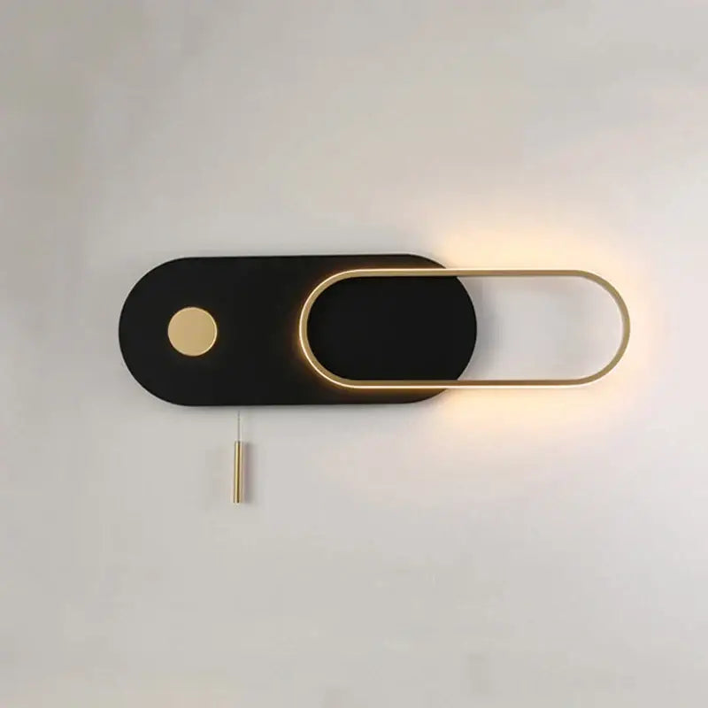 DecorBites™ LED Wall Lamp Nordic Design Modern Living Room Bedroom 17W Black White