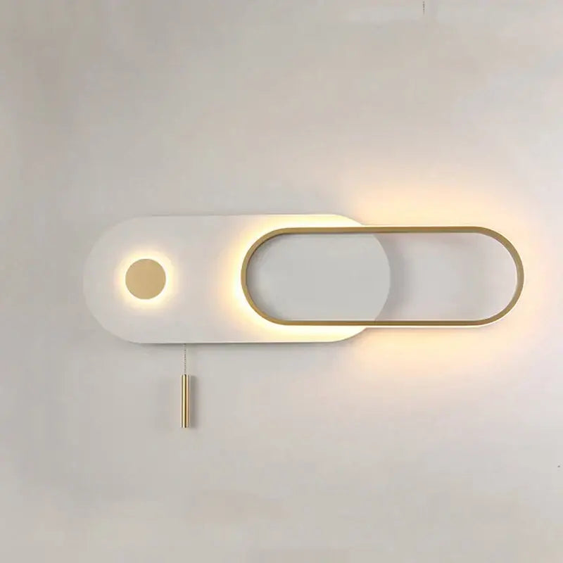 DecorBites™ LED Wall Lamp Nordic Design Modern Living Room Bedroom 17W Black White