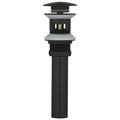 Modern black & gold waterfall basin faucet bathroom sink tap
