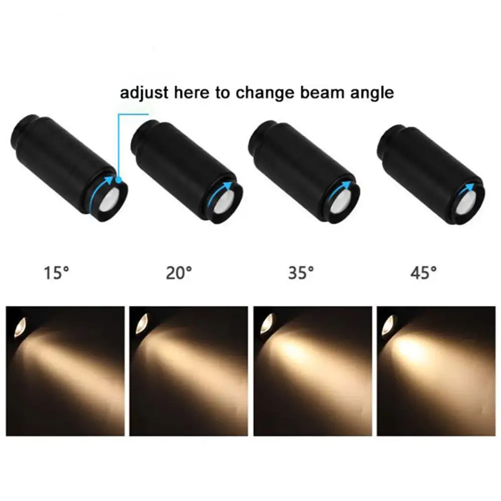 Modern black knob switch led gooseneck reading lamp bedroom wall light