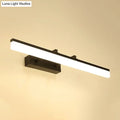 Modern black led bar light – living room minimalist wall sconce