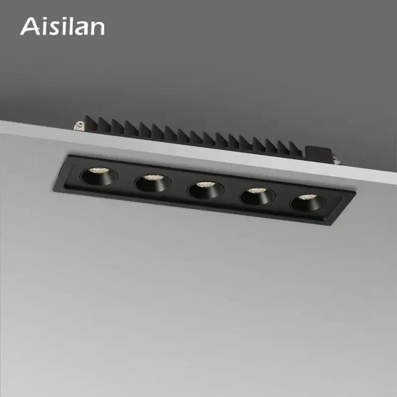 DecorBites™ 15W/24W LED Grille Downlight: Anti-glare Embedded Spot Light for Office Home Shop Decor
