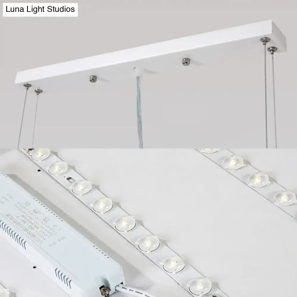 Modern black led pendant ceiling light for dining room 110v-120v