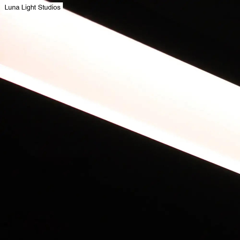 DecorBites™ Modern LED Coffee Suspension Lamp for Restaurants - Acrylic Bar Shaped Island Light Fixture