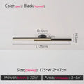 Modern black linear nordic ceiling lamp for living room