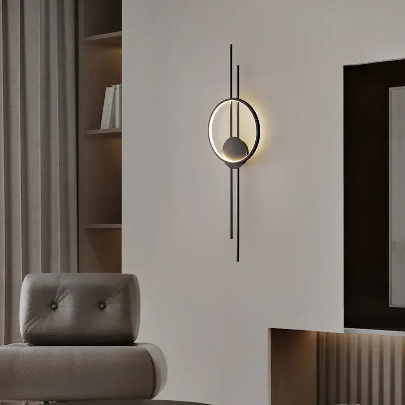 DecorBites™ LED Wall Lights: Elegant Minimalist Sconce with 3 Dimming Modes