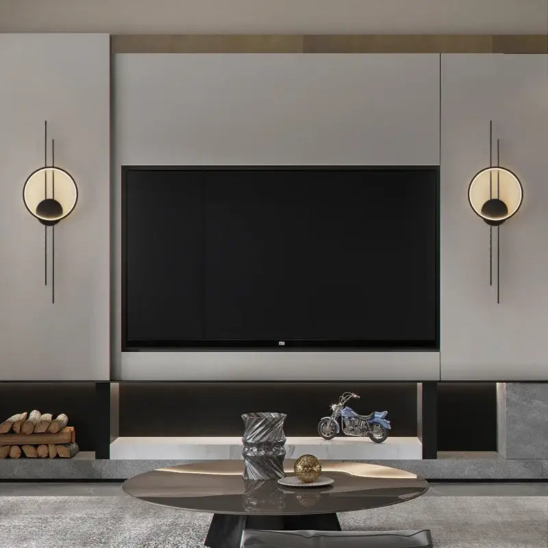 DecorBites™ LED Wall Lights: Elegant Minimalist Sconce with 3 Dimming Modes
