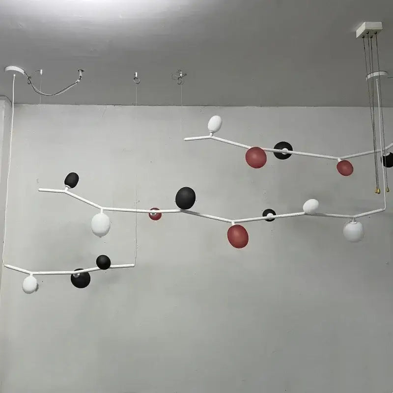 DecorBites™ Glass Branch Chandelier: LED Home Decor Lighting for Living Room & Dining Table