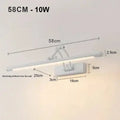 Adjustable LED Wall Lamp Modern Bathroom Light 46cm 56cm AC85-265V Bedroom Sconce DecorBites™