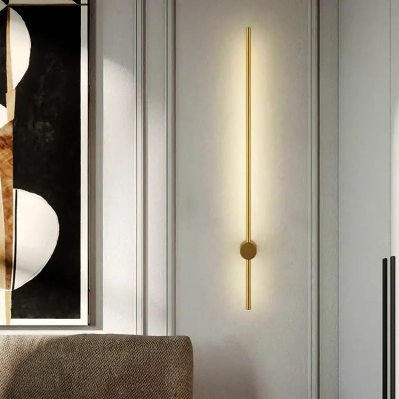 Modern black minimalist rotatable led wall lights for bedroom