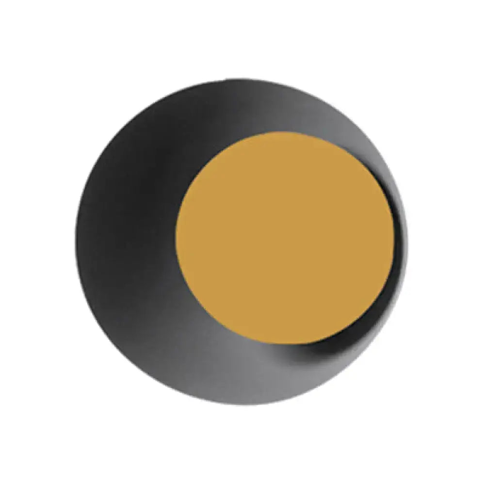 DecorBites™ Macaron LED Circle Sconce Light in Black/Grey/Pink - Wall Mount Fixture (10"/13" Dia)