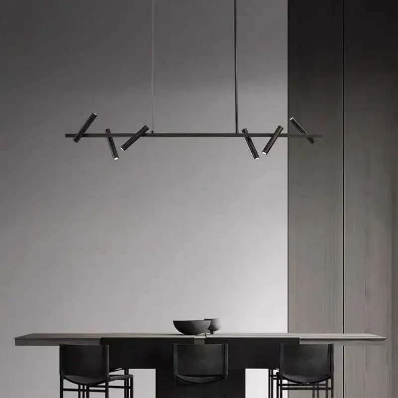 DecorBites™ Black Round Ring Ceiling Chandelier Pendant SpotLight for Living Dining Room