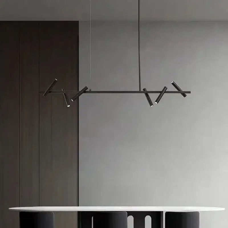 DecorBites™ Black Round Ring Ceiling Chandelier Pendant SpotLight for Living Dining Room