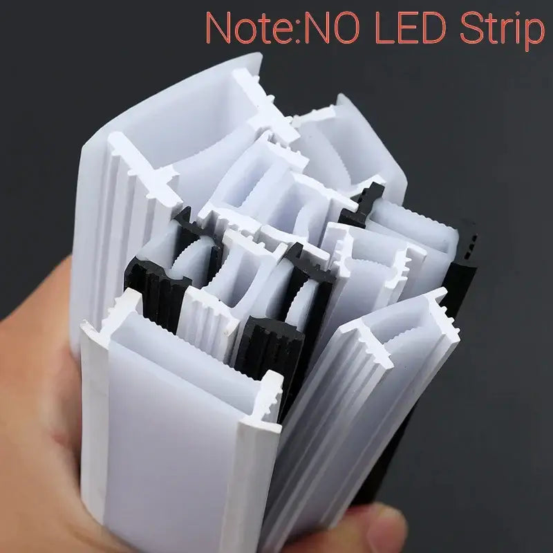 DecorBites™ Black Silicone Tube LED Neon Light for Outdoor Flexible Strip Lights