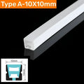 DecorBites™ Black Silicone Tube LED Neon Light for Outdoor Flexible Strip Lights