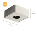 Modern black square led surface mount ceiling light bedroom spotlight