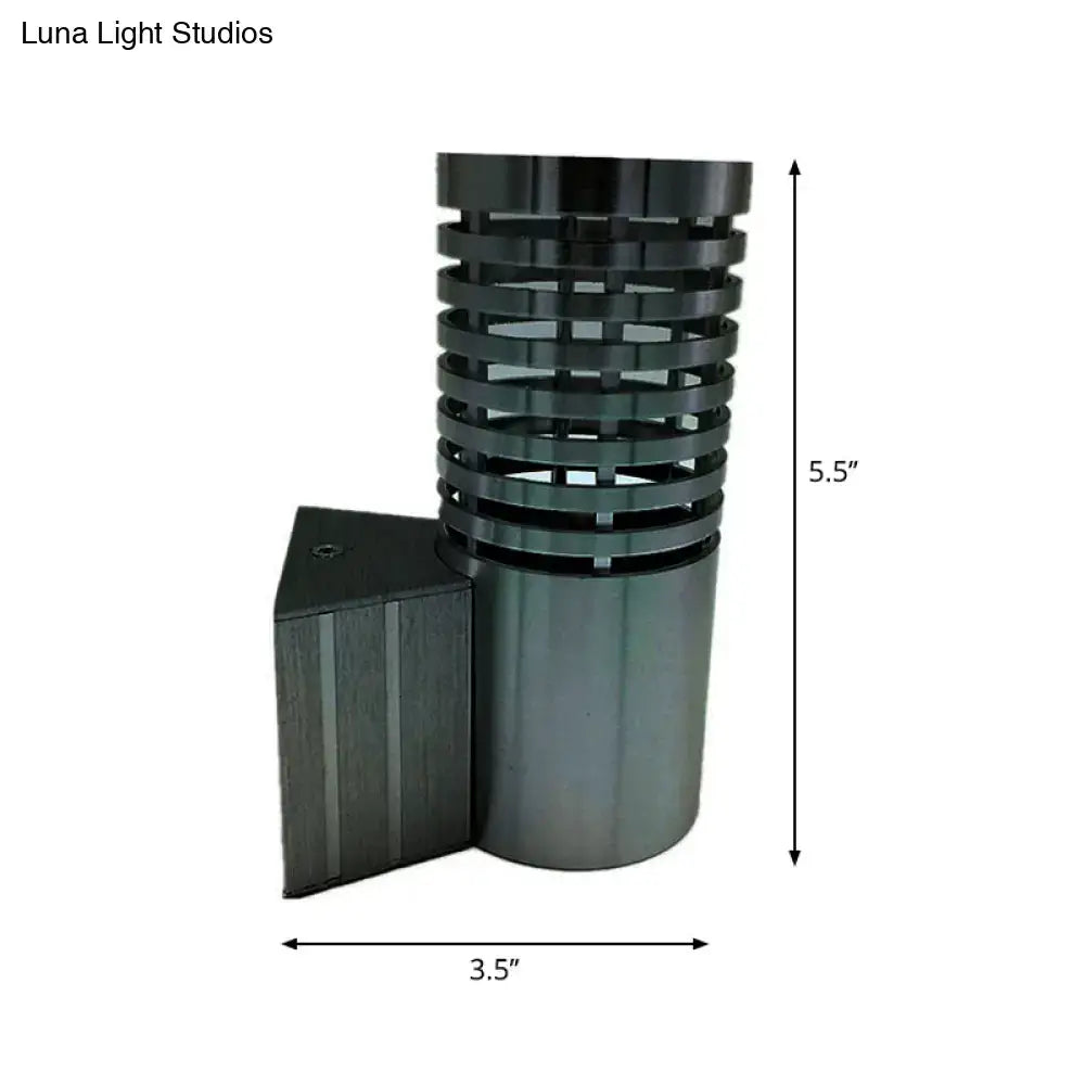 DecorBites™ Tubular Aluminum LED Wall Sconce Kit with Chrome Finish - Modern Design for Parties - Vibrant Blue/Yellow/Red Light