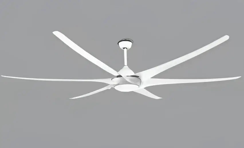 DecorBites™ 100" Large Ceiling Fan with Light, DC Motor, Reverse Blades, Stainless Steel Finish