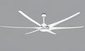 DecorBites™ 100" Large Ceiling Fan with Light, DC Motor, Reverse Blades, Stainless Steel Finish