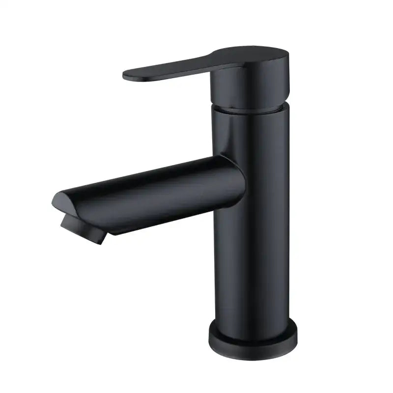 Modern black stainless steel single handle faucet bathroom mixer