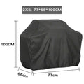 DecorBites™ BBQ Grill Cover: Outdoor Waterproof Protector for Gas Charcoal Electric Barbecues