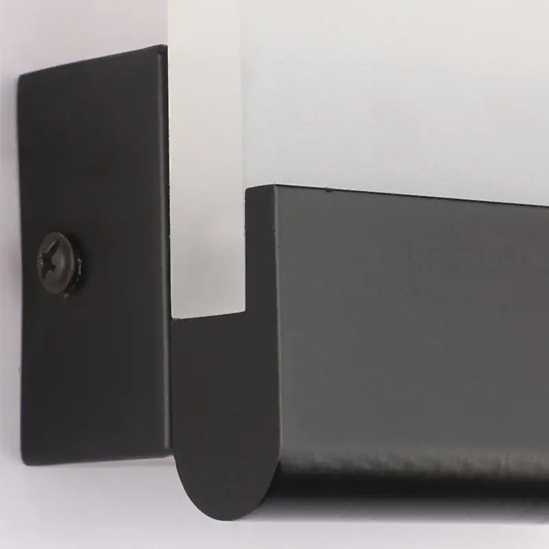 DecorBites™ 4" Wide Acrylic LED Sconce Light - Black/White Cuboid Design with Warm/White Lighting Options