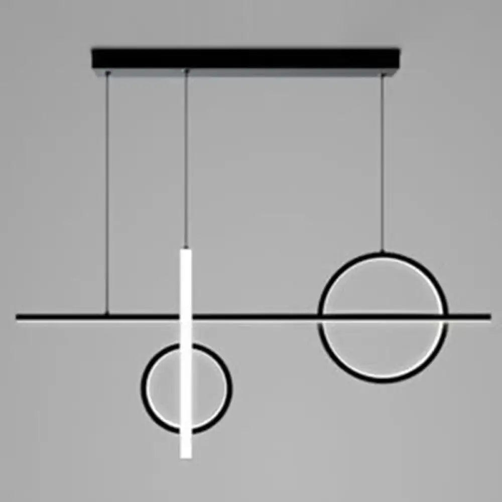 DecorBites™ Contemporary LED Suspension Ceiling Lamp with Acrylic Shade - Stylish Parlour Pendant Lighting Fixture