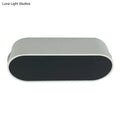 DecorBites™ Modern LED Flush Wall Sconce - Simplicity Black & White Wall Lamp with Metal Shade in Vibrant Colors