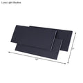 DecorBites™ Modern LED Wall Lamp - Aluminum Rectangle Wall Light with Warm/White Lighting - Black/White