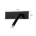 Modern black & white led wall reading lamp for bedroom