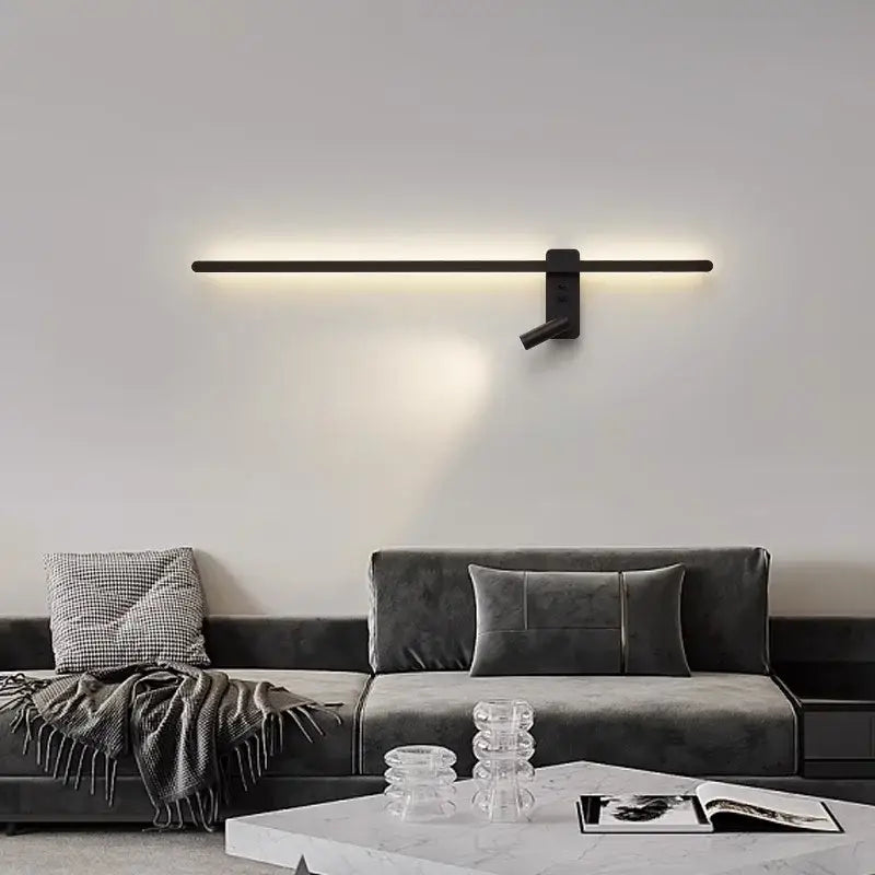 DecorBites™ LED Wall Spot Light Black White Sconce for Living Bedroom Stairway