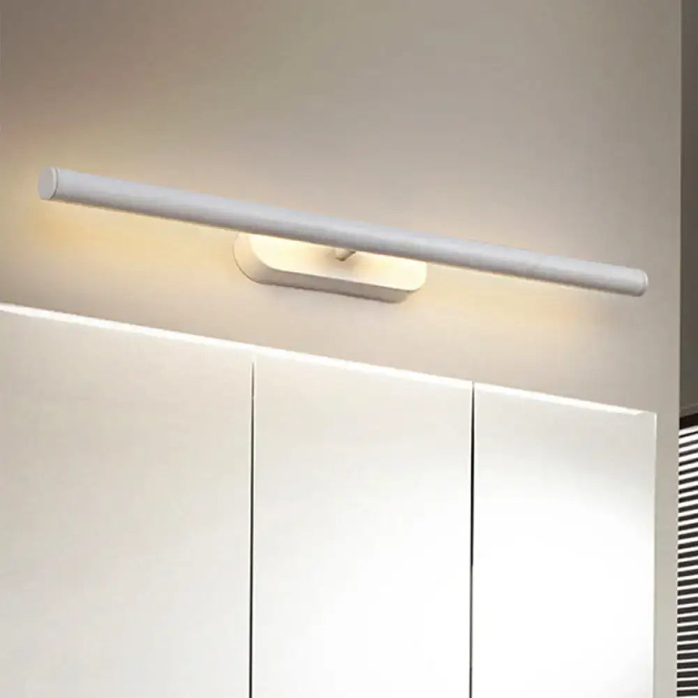 DecorBites™ Modern LED Wall-Mounted Vanity Light in White/Black with Adjustable Width and Multiple Light Options
