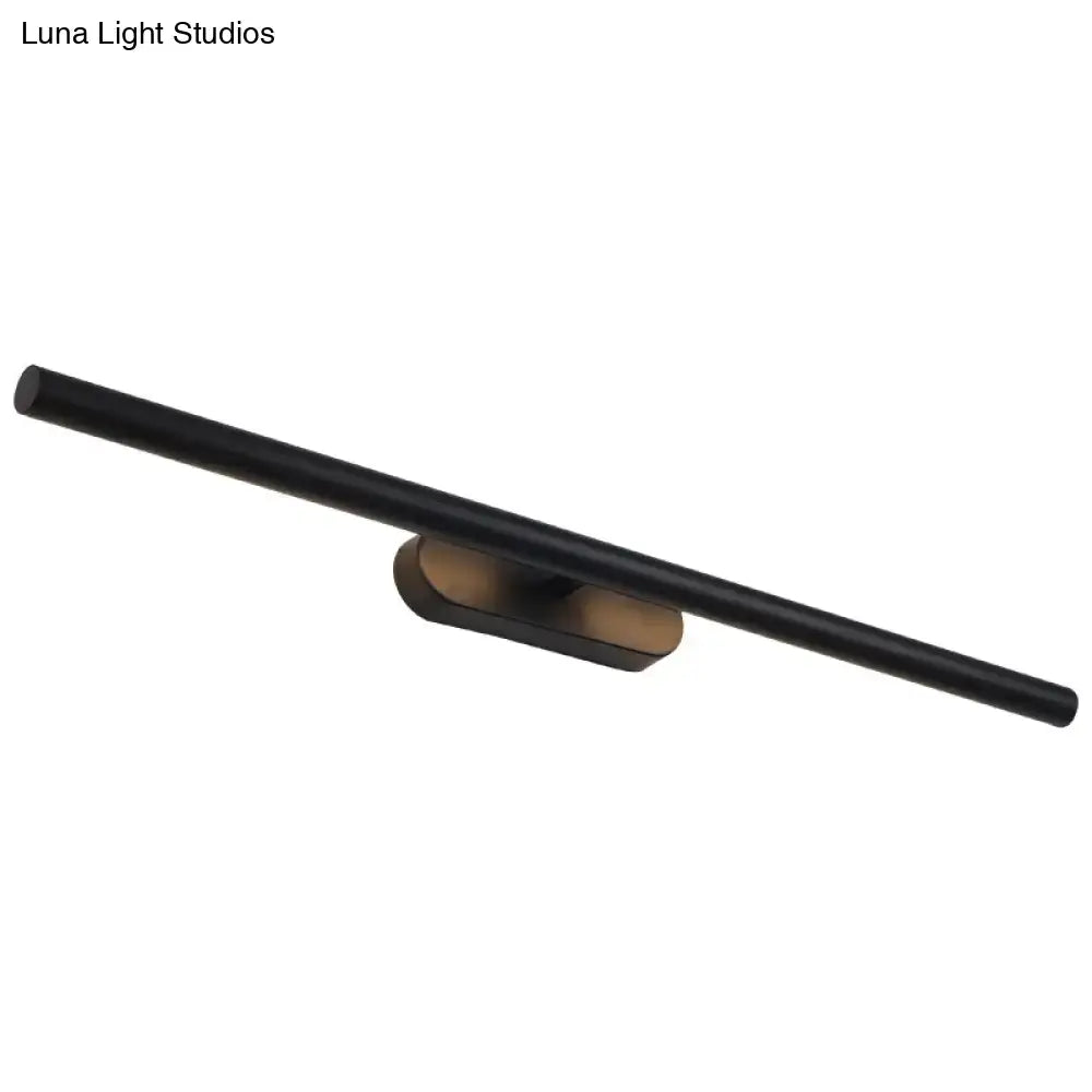 DecorBites™ Modern LED Wall-Mounted Vanity Light in White/Black with Adjustable Width and Multiple Light Options