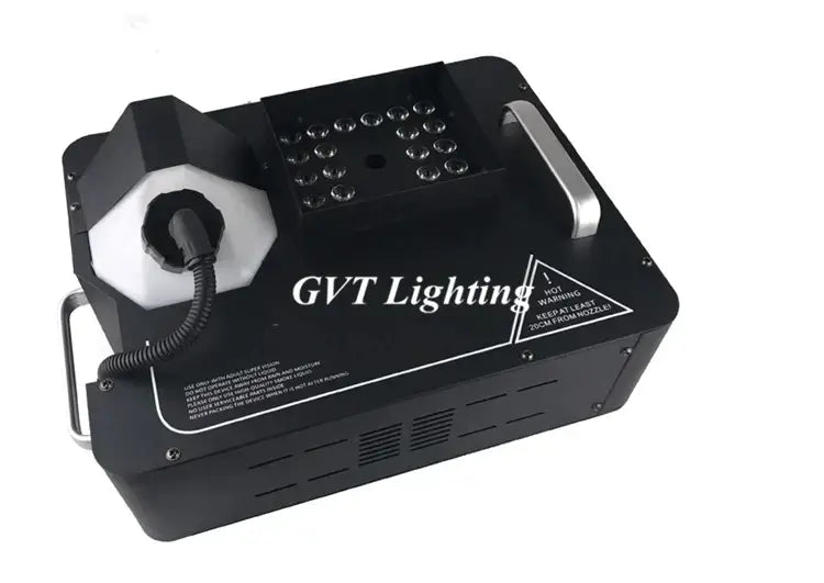 DecorBites™ 1500W RGB 3-in-1 DMX LED Fog Machine with Colorful Effects