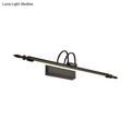 Modern black & white warm light led vanity lighting bathroom bar