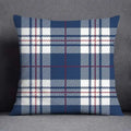 DecorBites™ Blue Geometric Floral Design Pillowcase - Modern Home Decor Cushion Cover