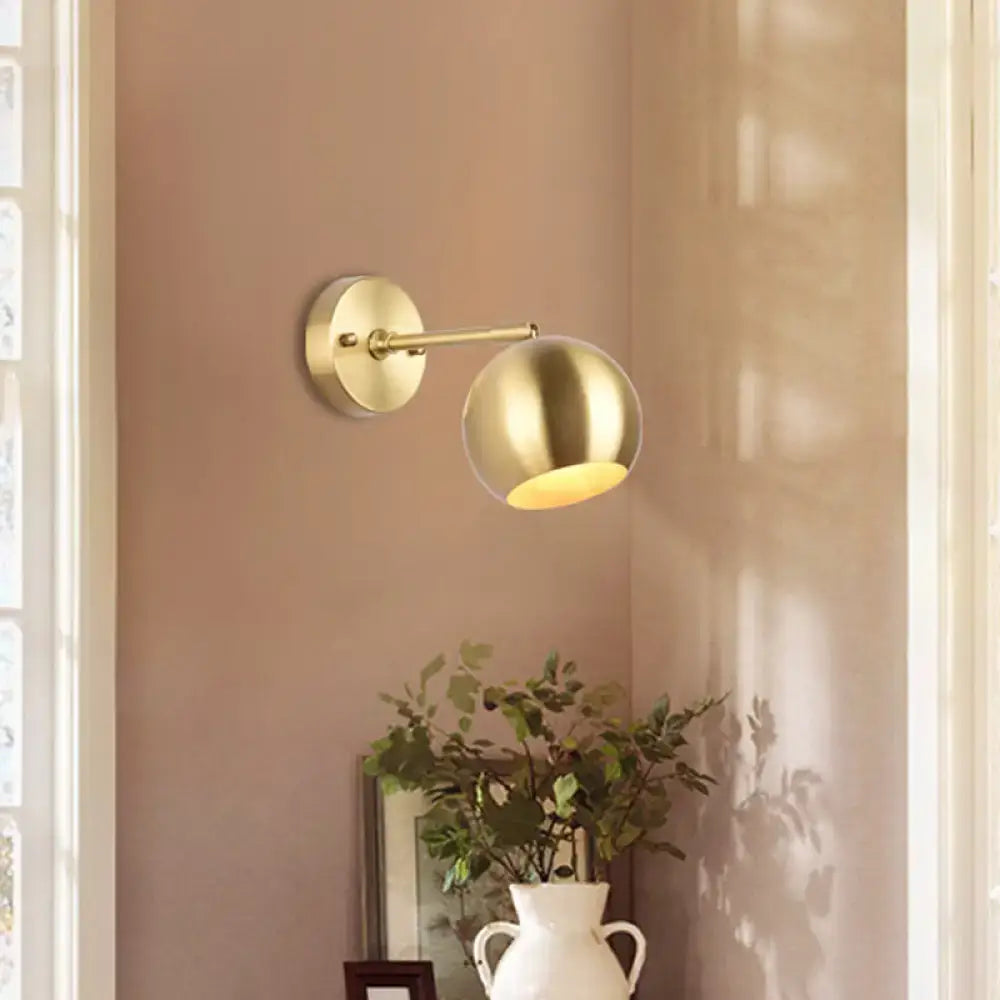 Modern brass adjustable wall spotlight dining room 110v-120v light