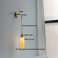 DecorBites™ Clear Glass LED Wall Lamp Modern Crystal Home Decor Nordic Design