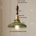DecorBites™ Clear Glass Knob Switch LED Pendant Light Fixture: Modern Nordic Hanging Chandelier