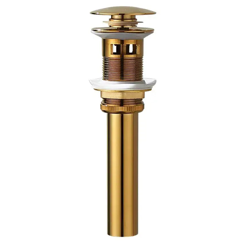 DecorBites™ Brass Pop Up Bathroom Basin Waste Drain With Overflow/Without Overflow