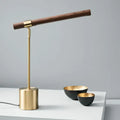 DecorBites™ LED Wood Table Lamp Modern Design for Home, Living Room, Bedroom - Italy Designer