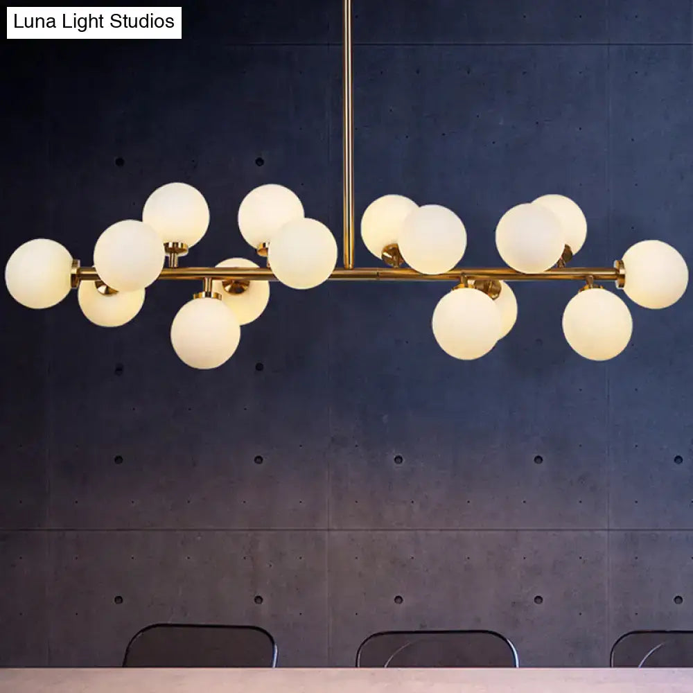Modern brass bubbled island light fixture dining room chandelier