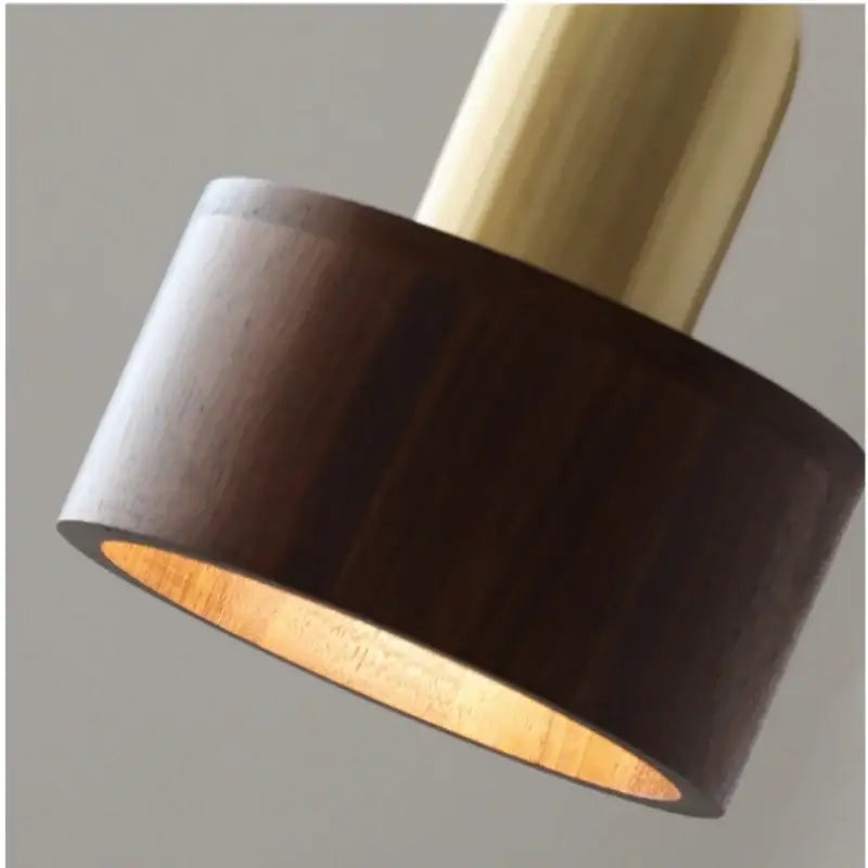 DecorBites™ LED Wood Pendant Light Fixture | Adjustable Hanging Lamp for Home Decor