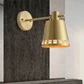 Modern brass diamond cutout wall lamp – bathroom e26 e27 light