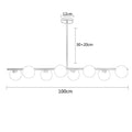 DecorBites™ Brass LED Pendant Lights for Home Decor and Indoor Lighting