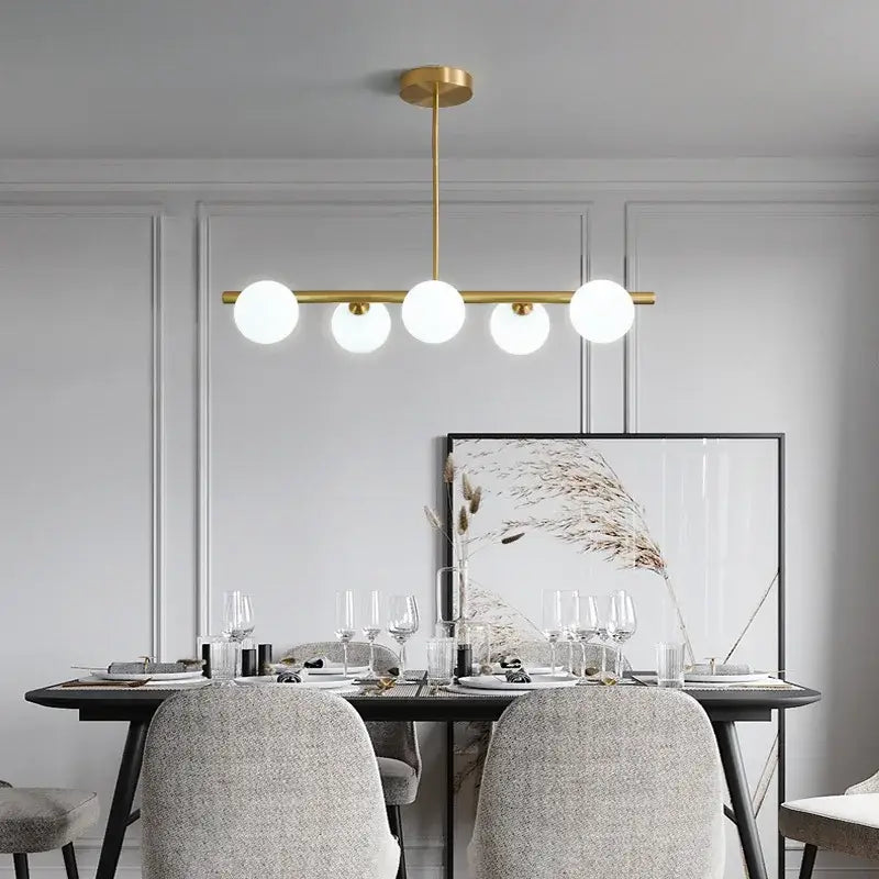 DecorBites™ Brass LED Pendant Lights for Home Decor and Indoor Lighting