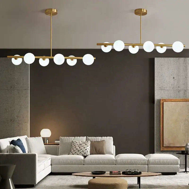 DecorBites™ Brass LED Pendant Lights for Home Decor and Indoor Lighting